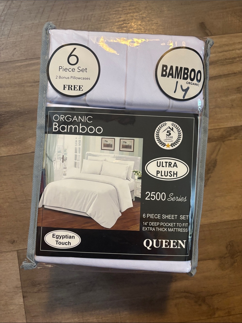 BAMBOO Organic Ultra Plush Queen Sheet Set - Light Lavender